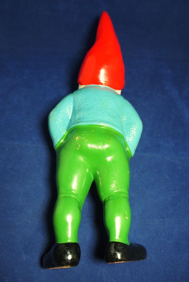 Tomte, figurin, terrakotta, Gräfengroda, VEB Terra DDR, vintage retro