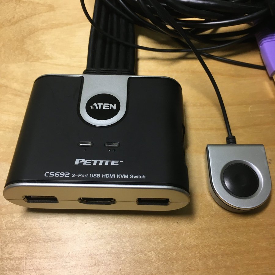 Skärmdelare ATEN CS692 2-Port USB HDMI KVM-Switch