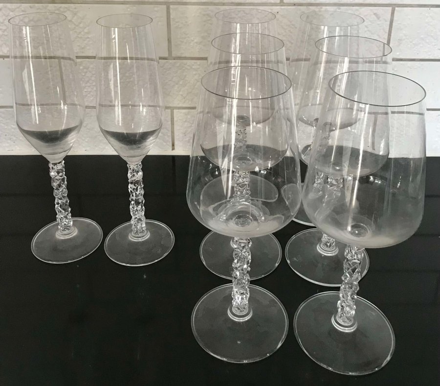 Orrefors Carat vinglas / champagneglas