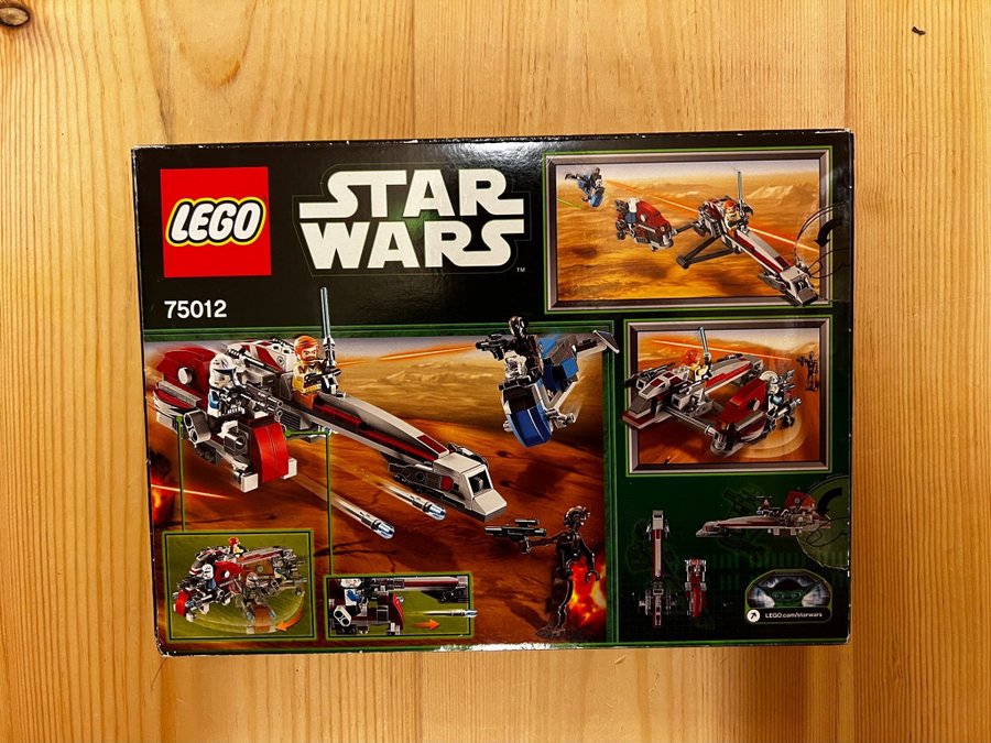 Lego Star Wars 75012 BARC Speeder Oöppnad