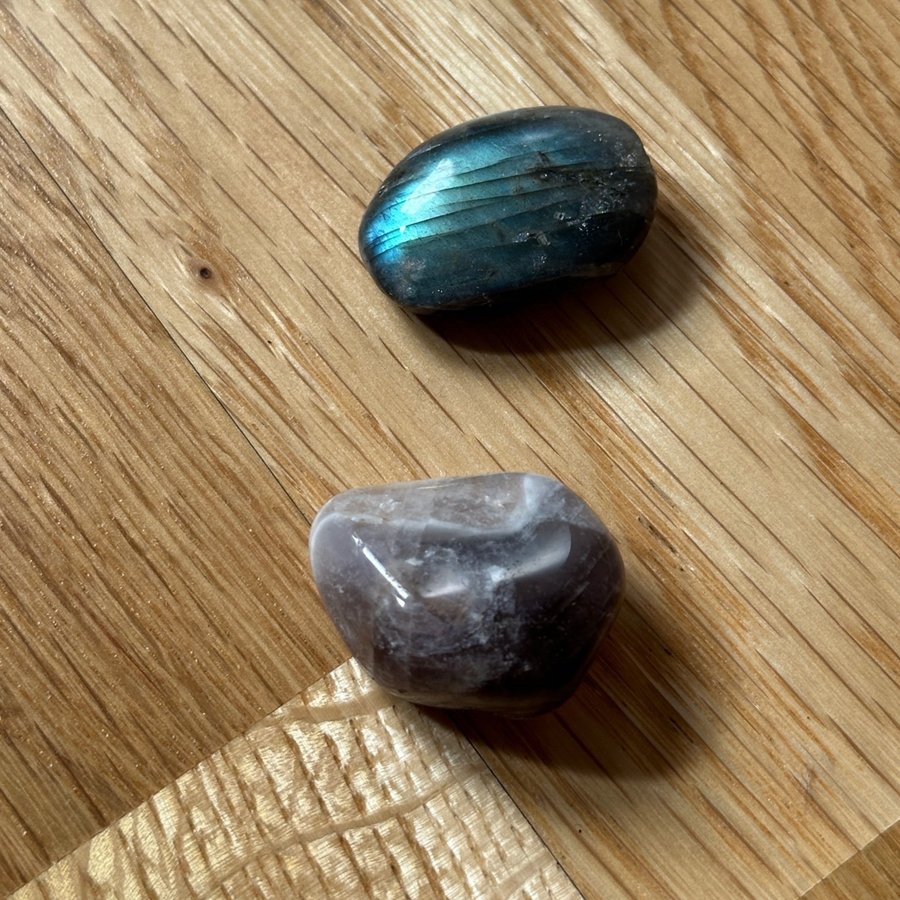 Amethist + labradorite