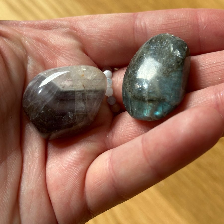 Amethist + labradorite