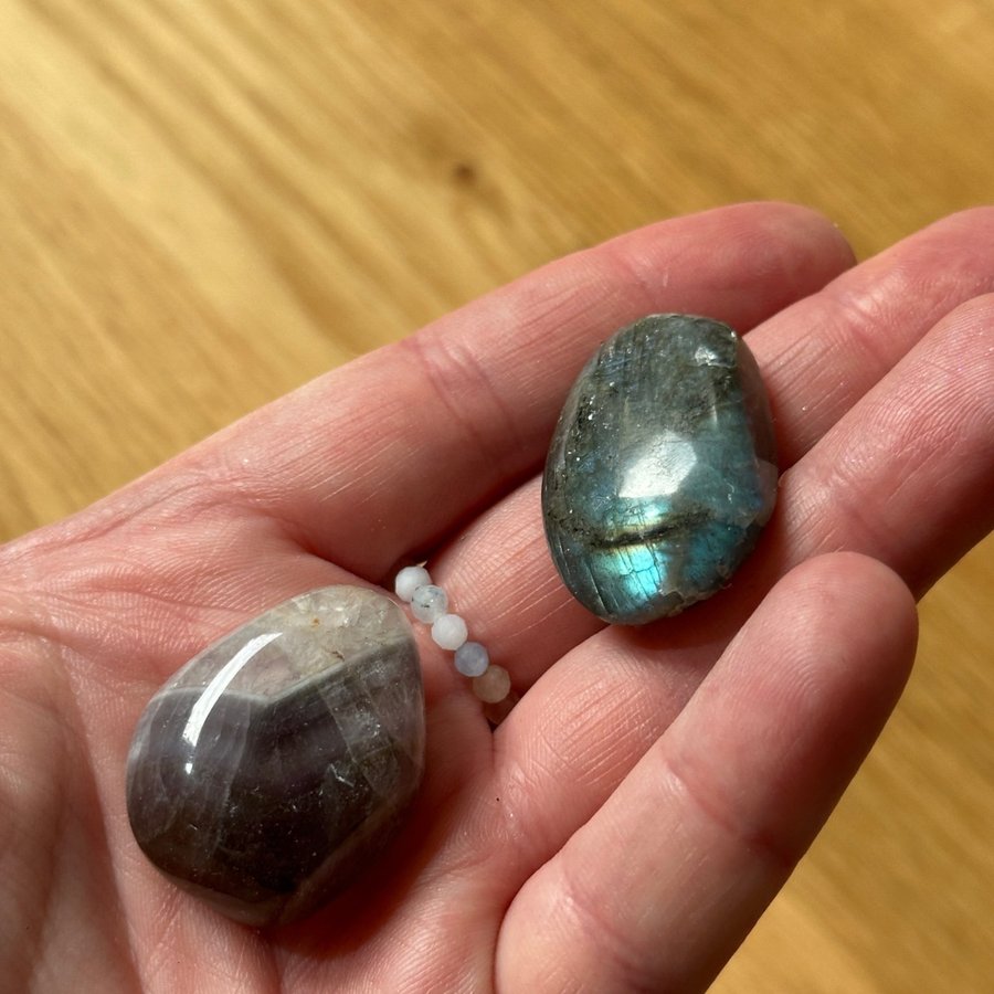 Amethist + labradorite