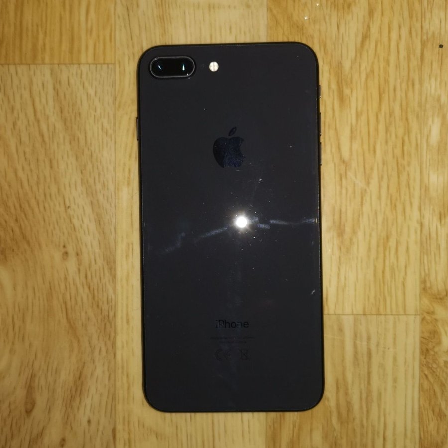 iPhone 8 Plus, 256gb, toppskick