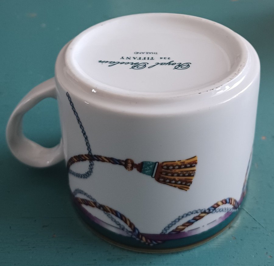 TIFFANY, KAFFEKOPP ,THAILAND, ROYAL PORCELAIN