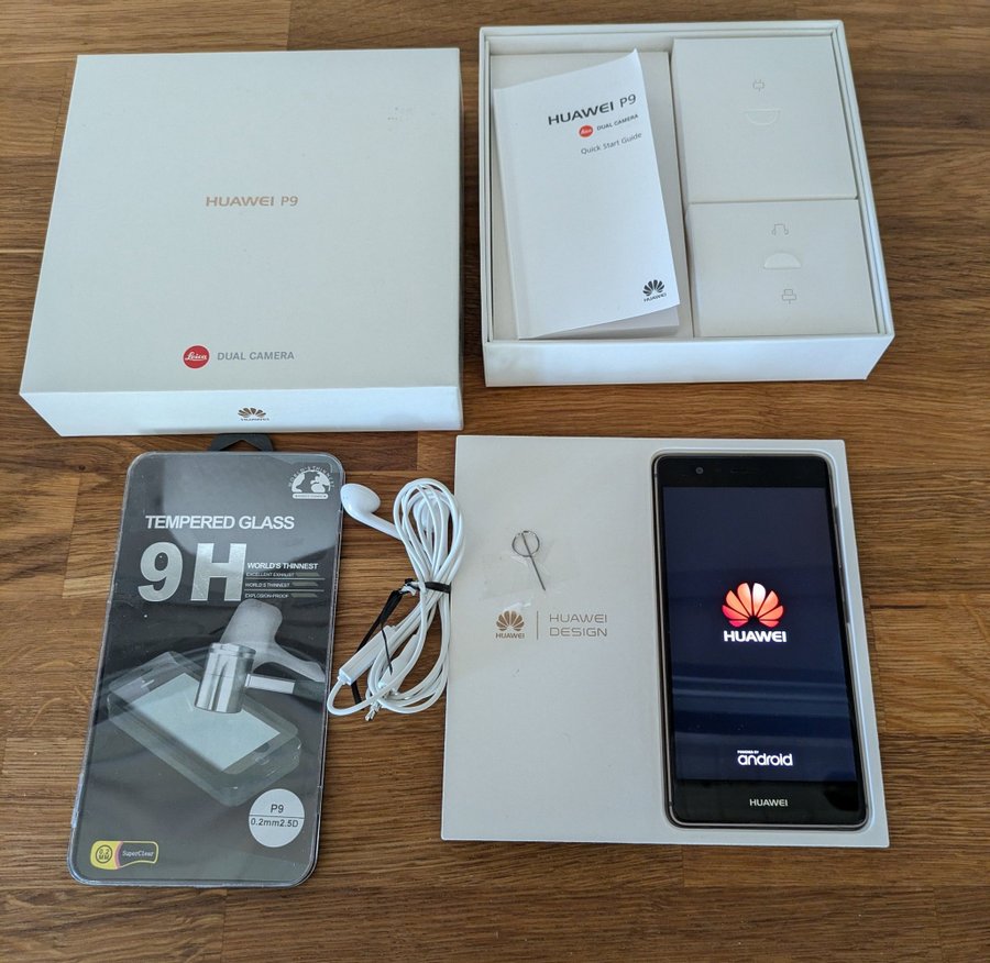 Huawei P9 i kartong