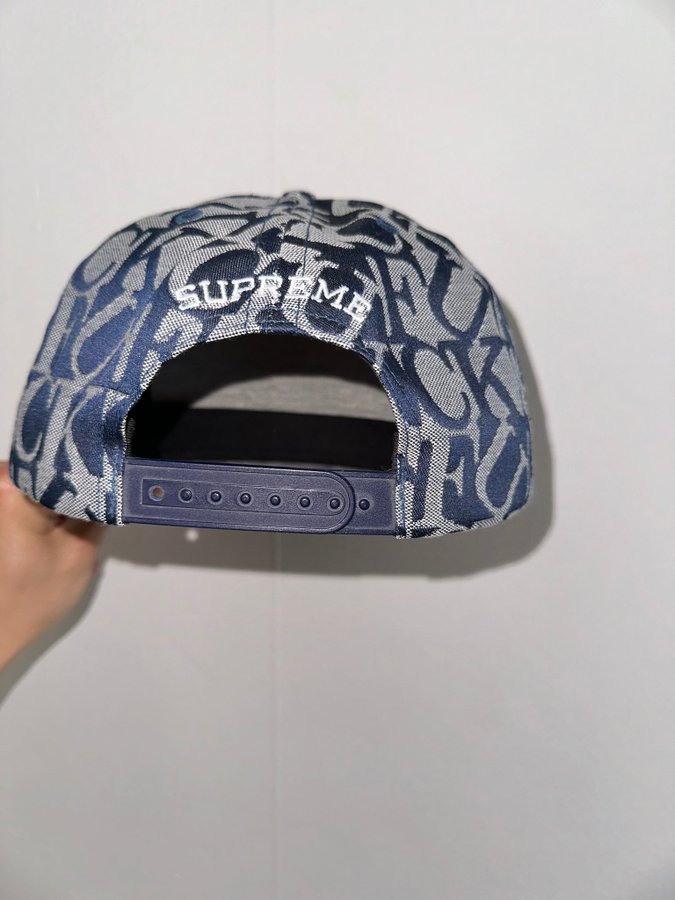 Supreme Fuck Jacquard 5-Panel Snapback Cap - FW17