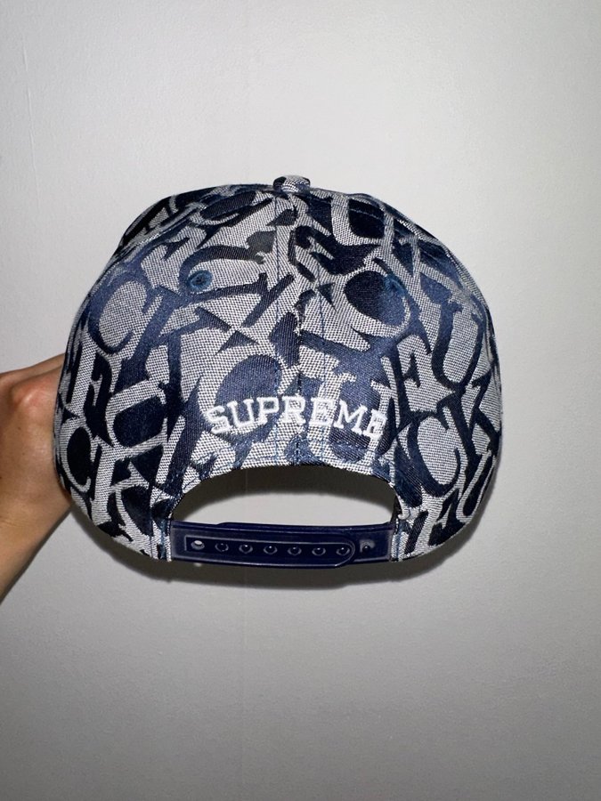 Supreme Fuck Jacquard 5-Panel Snapback Cap - FW17