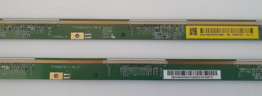 Matrix Boards PT500GT02-1-XL-2 PT500GT02-1-XR-2 Samsung UE50TU7020W