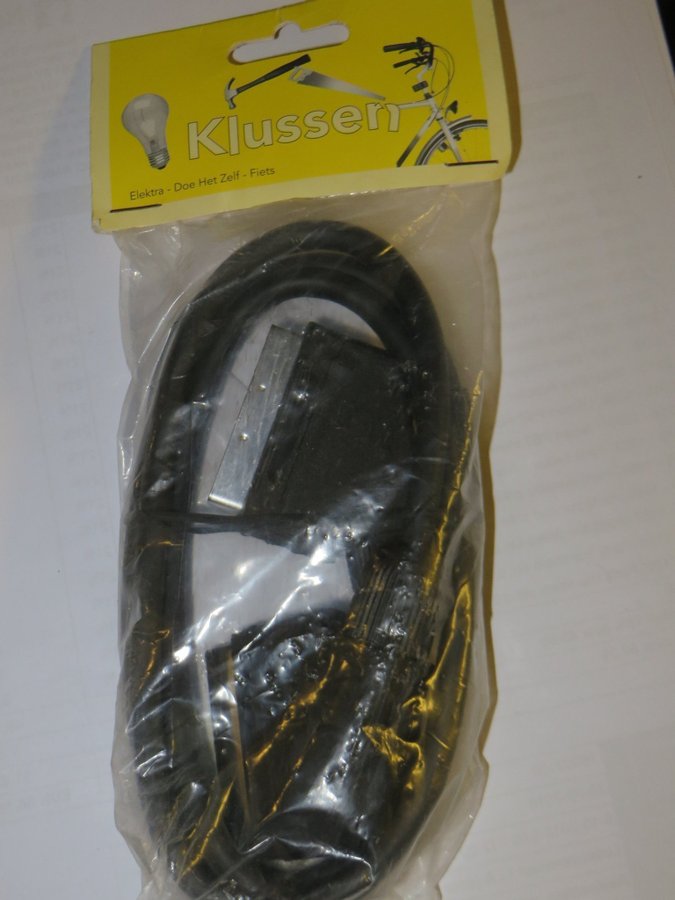 Scart kabel - Svart New