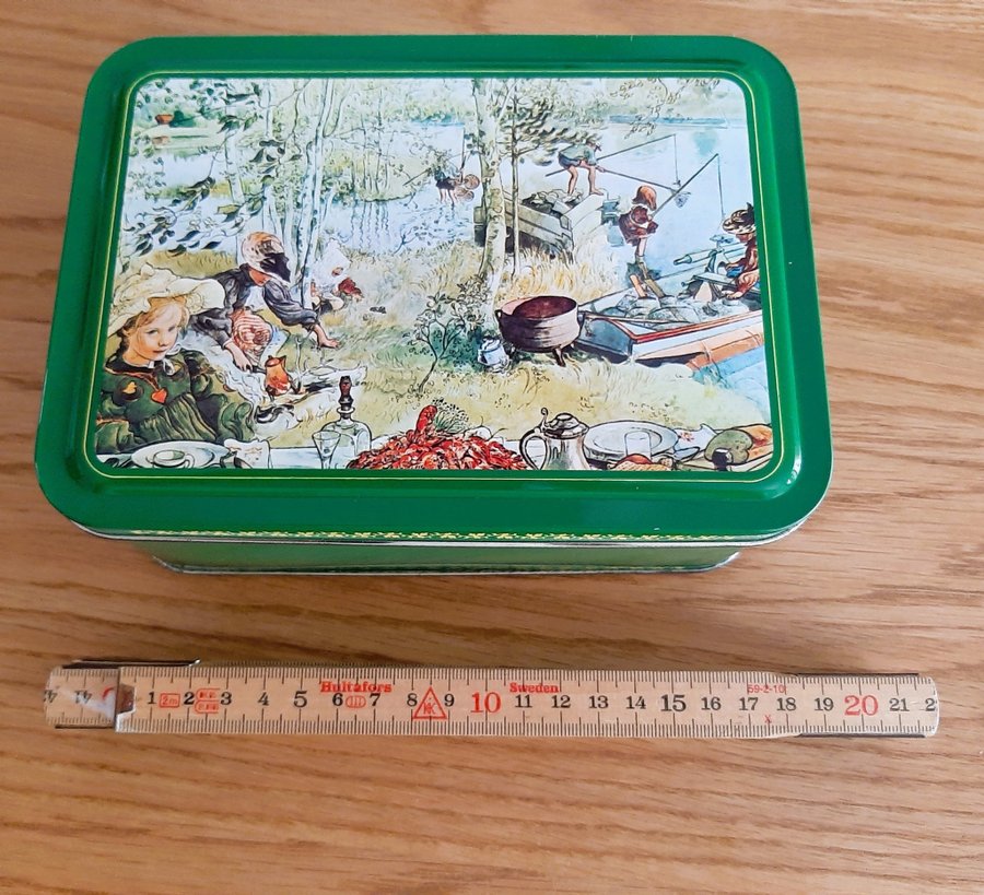 Plåtburk med Carl Larsson motiv Retro Vintage