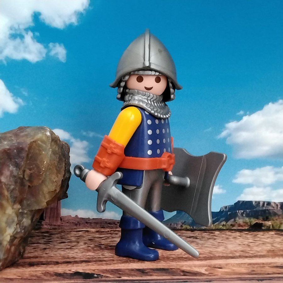 Playmobil riddare med svärd och sköld (4133)