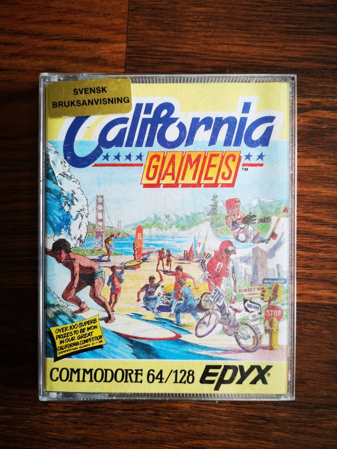 California Games svensk (C64/Commodore 64)