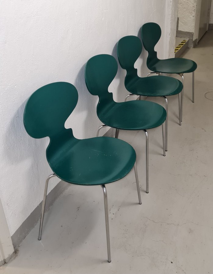 Retro Vintage Myran stolar Arne Jacobsen Fritz Hansen 1970