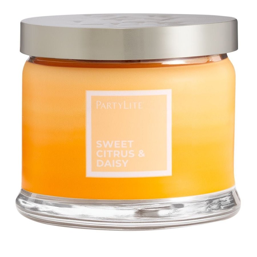 PartyLite 3-veks glasljus - Sweet Citrus  Daisy