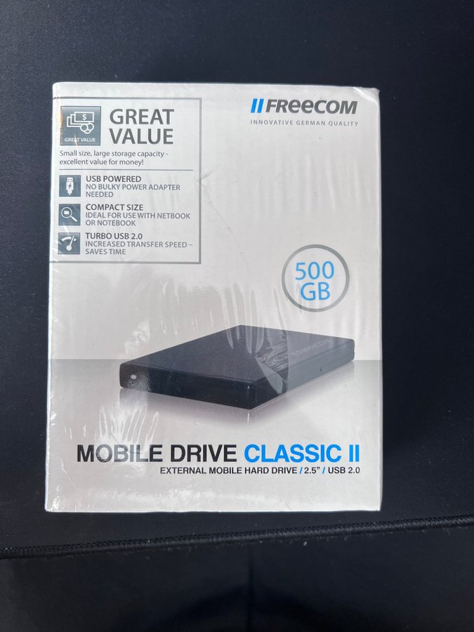 Freecom Mobile Drive Classic II 500GB