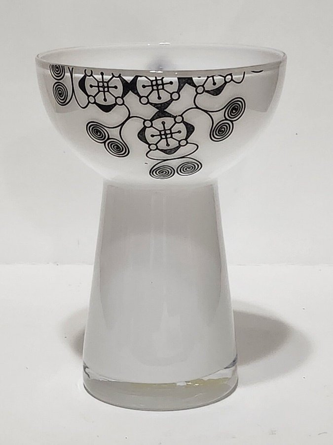 White and Black Vase