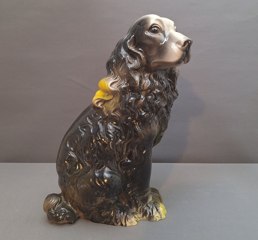 Söt Cocker Spaniel Figur