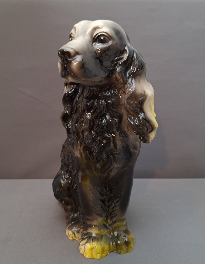 Söt Cocker Spaniel Figur