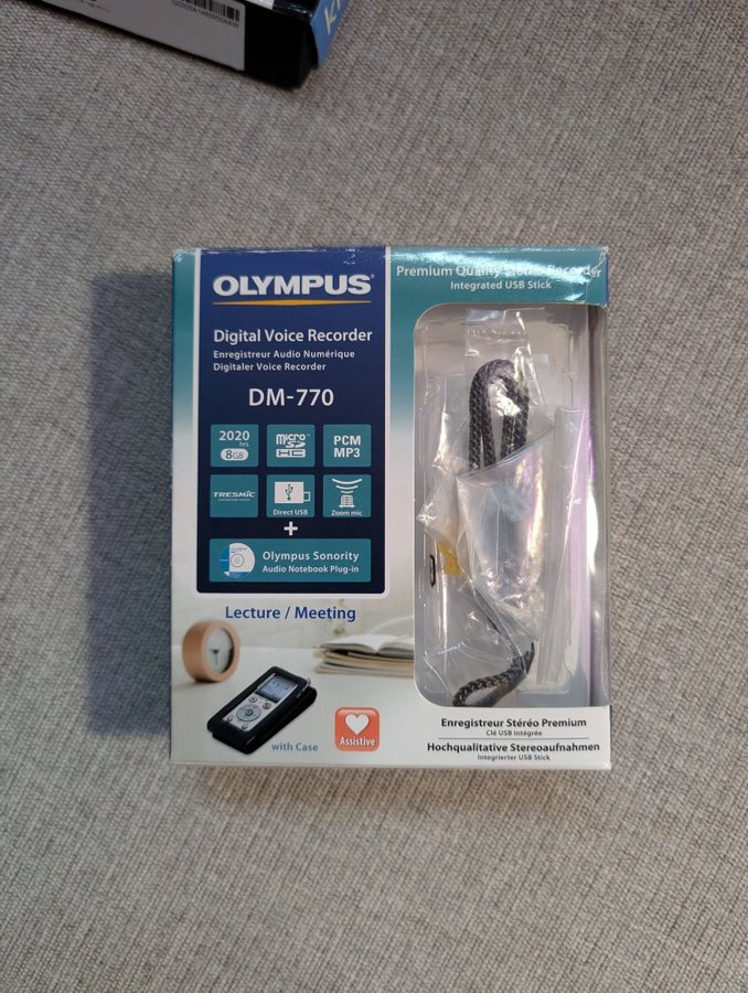 Olympus DM 770 röstinspelare Ny