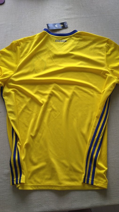 Landslaget Sverige 18/19 Adidas gul tröja, storlek 2XL