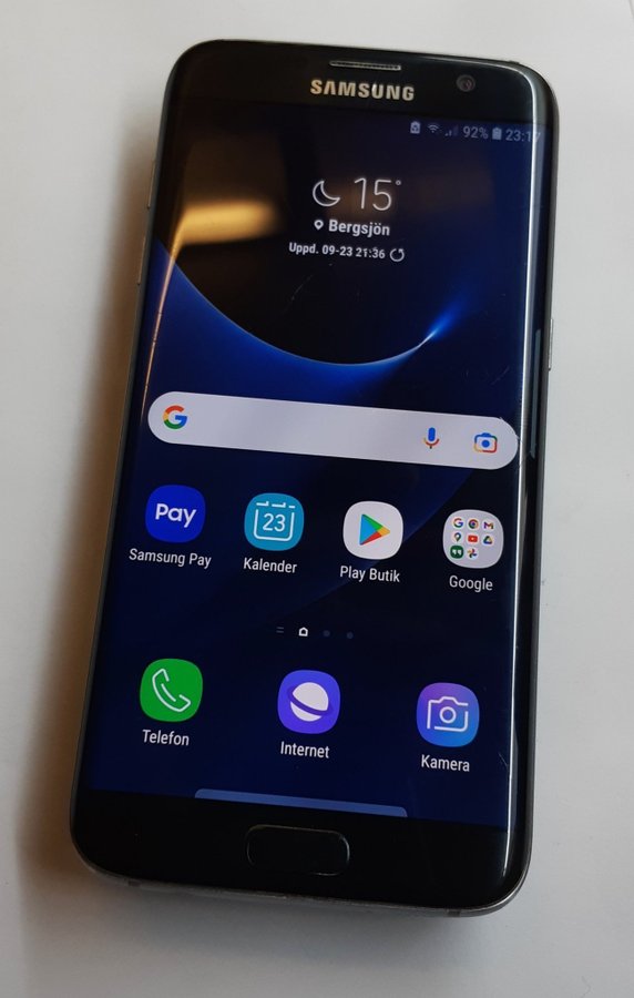 SAMSUNG GALAXY S7 EDGE 32GB "black onyx" *Läs*