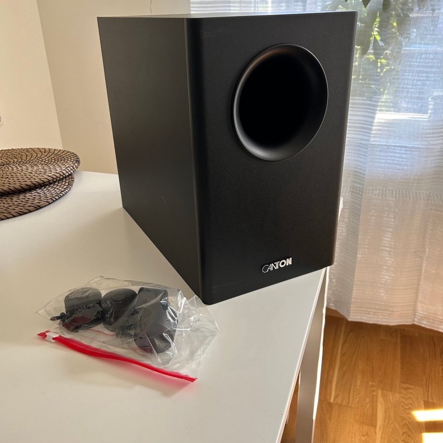 Canton AS 80 CX Aktiv Subwoofer Hemmabio Subbas