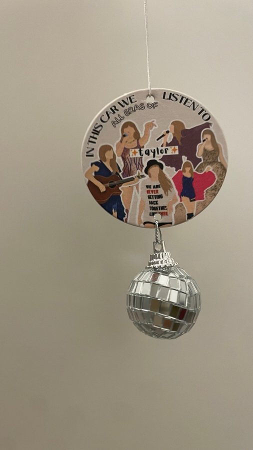 Taylor Swift Swiftie Car freshener Scented Decoration Party disco ball mirror