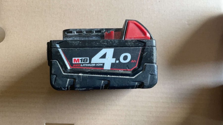 Milwaukee M18 4.0 Ah batteri