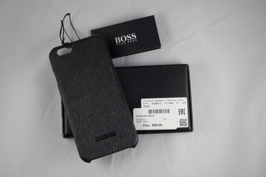 Hugo Boss, Mobilskal IPhone 6 (passar 7 8 vid mod.) Ny/oandvänd (Värde 599 SEK)