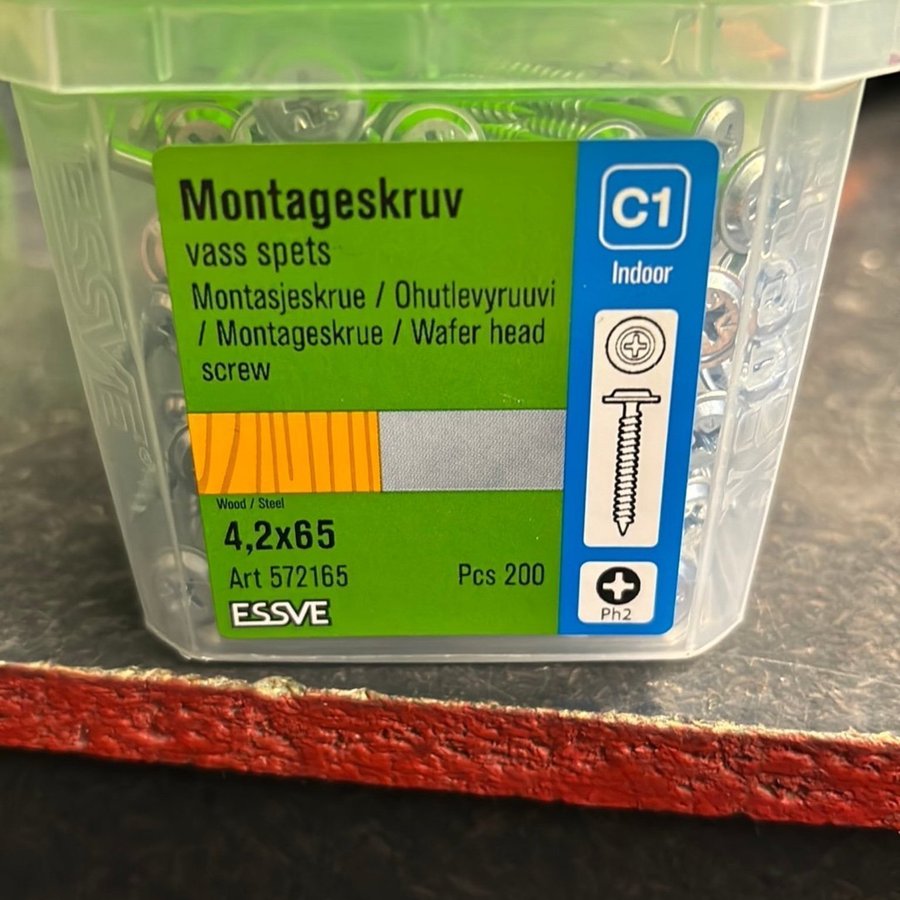 Montageskruv 4,2x65 Essve