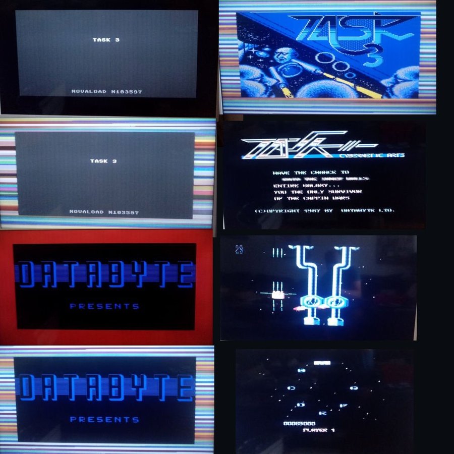 Task 3 - (Databyte - Cybernetic Arts) - Tape + Manual ->TESTAD<- Commodore 64