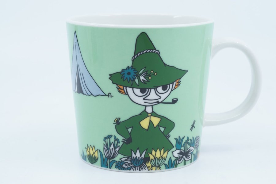 Muminmugg Snusmumriken grön / Moomin Mug Snufkin green