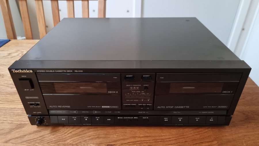 Technics RS-X101 Stereo Double Cassette Deck