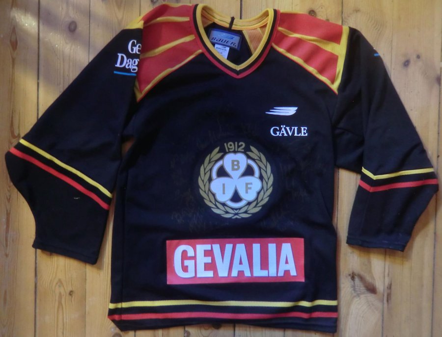 BRYNÄS / FULLT SIGNERAD matchtröja från guld-laget 1999!!!