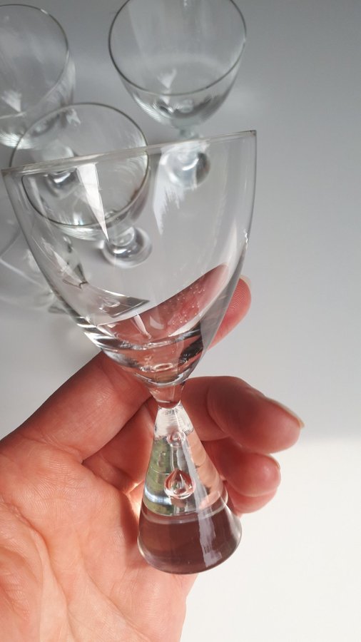 5 Bent Severin PRINCESS Holmegaard Danmark Perfect Portvin Glas 10cm Dansk Vin