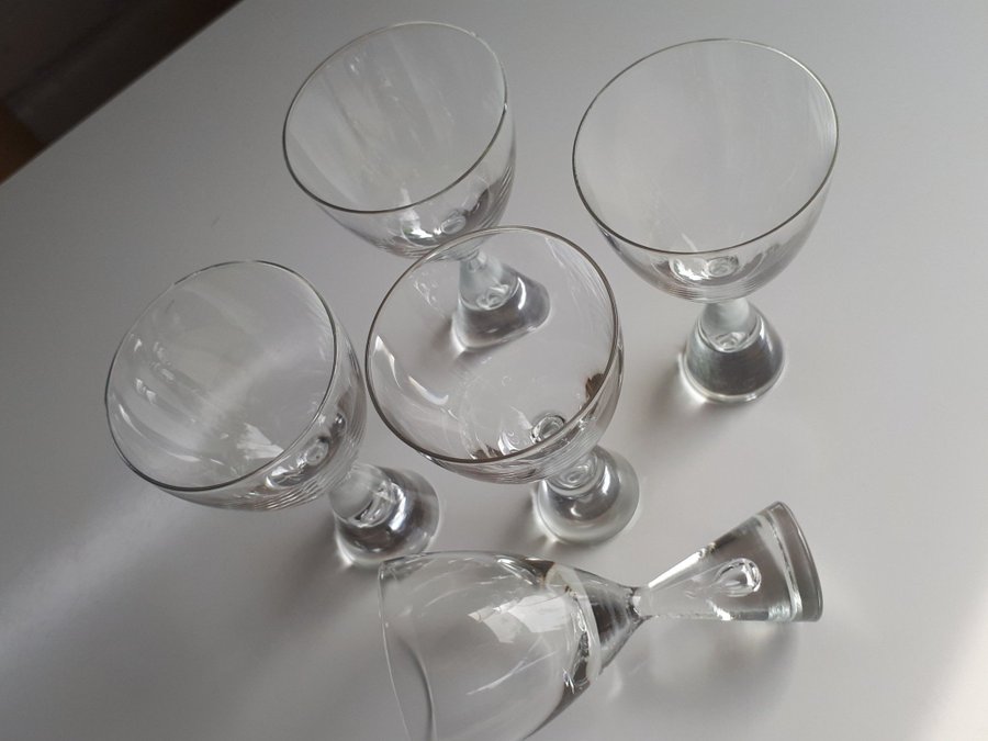 5 Bent Severin PRINCESS Holmegaard Danmark Perfect Portvin Glas 10cm Dansk Vin