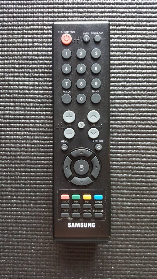 Samsung fjärrkontroll till tv-radio