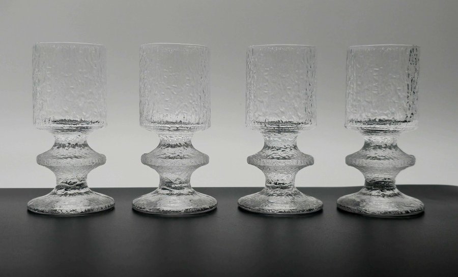 Iittala Senator / Festivo snapsglas starkvinsglas design Timo Sarpaneva Glas