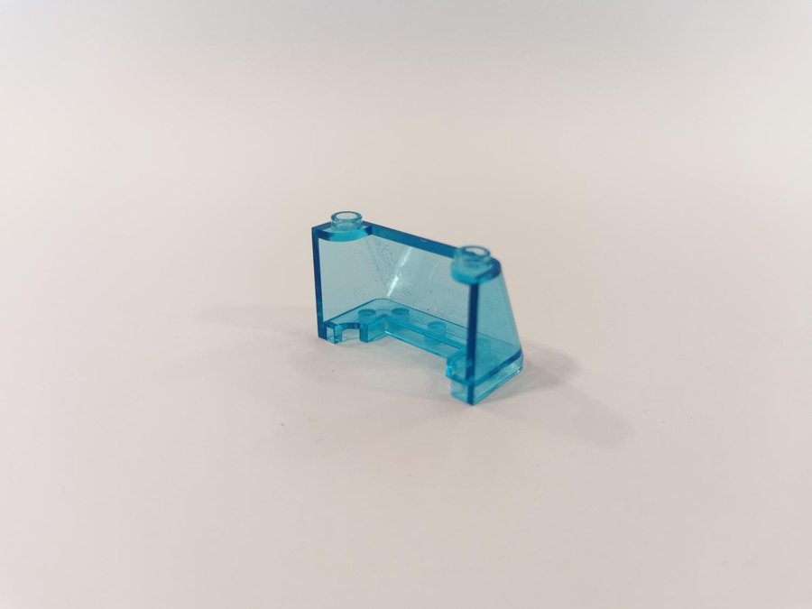 Lego - transparent - ruta - Windscreen - part 3823 - trans light blue - blå