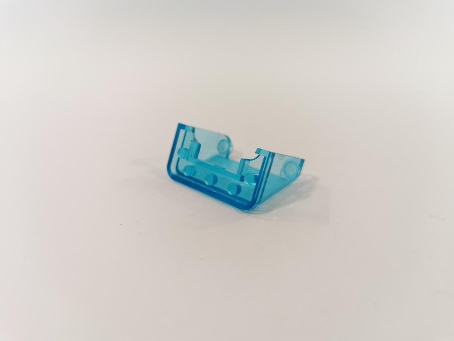 Lego - transparent - ruta - Windscreen - part 3823 - trans light blue - blå