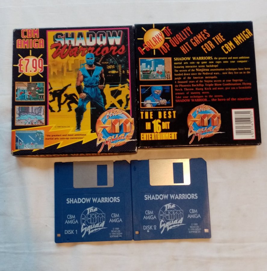 Shadow Warriors (Hit Squad - Ocean Software) Amiga