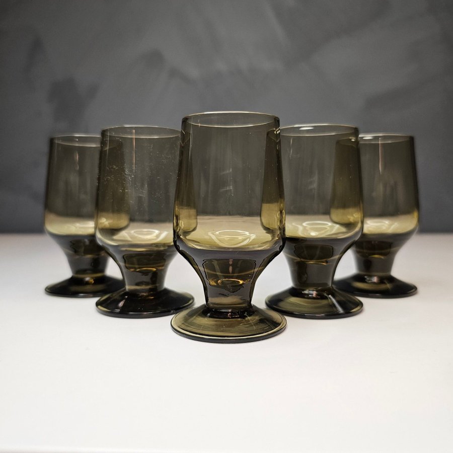 LILLA ETT, Bengt Edenfalk, Johanfors glasbruk, 1960-tal, snapsglas, glas