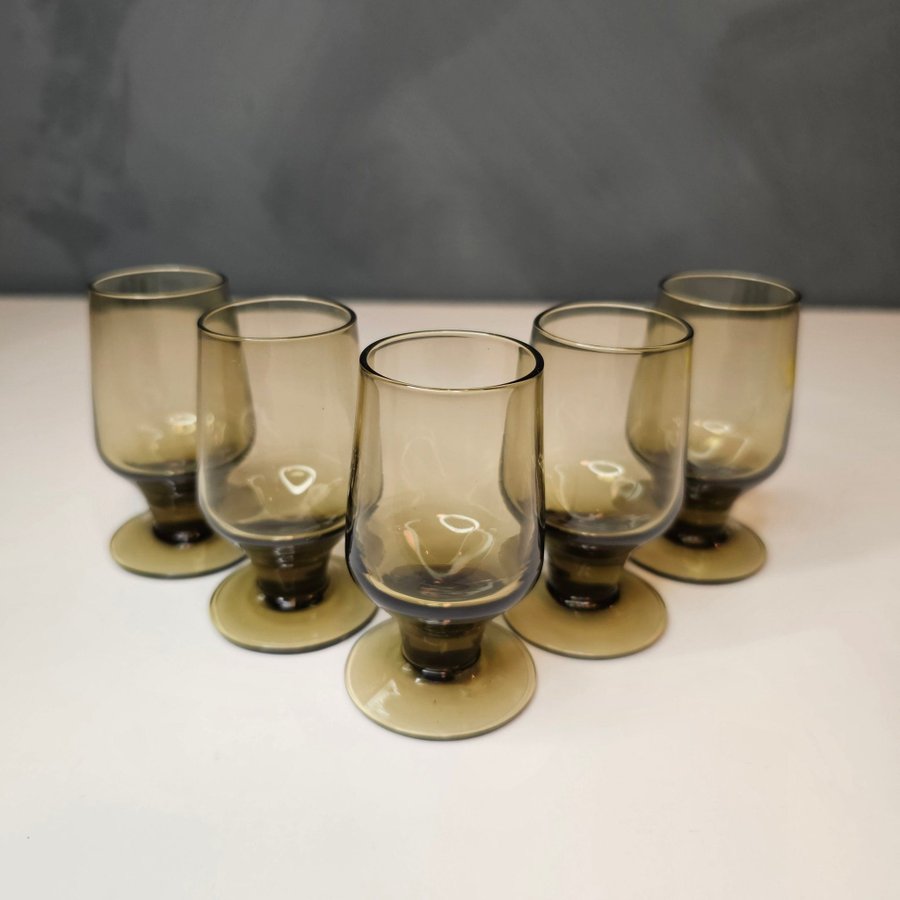 LILLA ETT, Bengt Edenfalk, Johanfors glasbruk, 1960-tal, snapsglas, glas