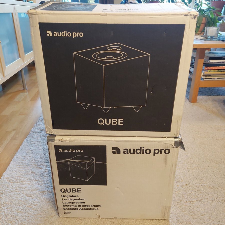 Audio Pro QUBE högtalare