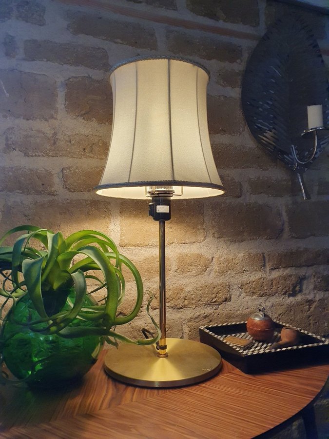 ** Retro LB Denmark bordslampa mässing lampa skrivbordslampa sänglampa dansk