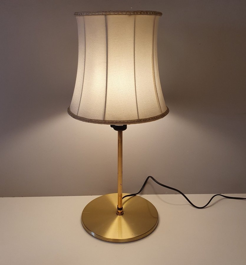 ** Retro LB Denmark bordslampa mässing lampa skrivbordslampa sänglampa dansk