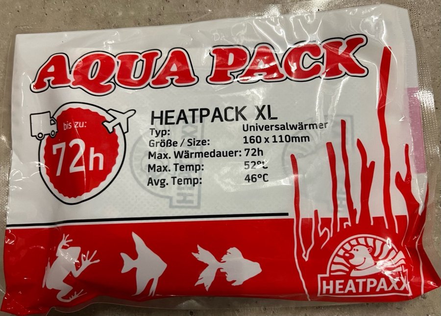 Heat pack XL 72h