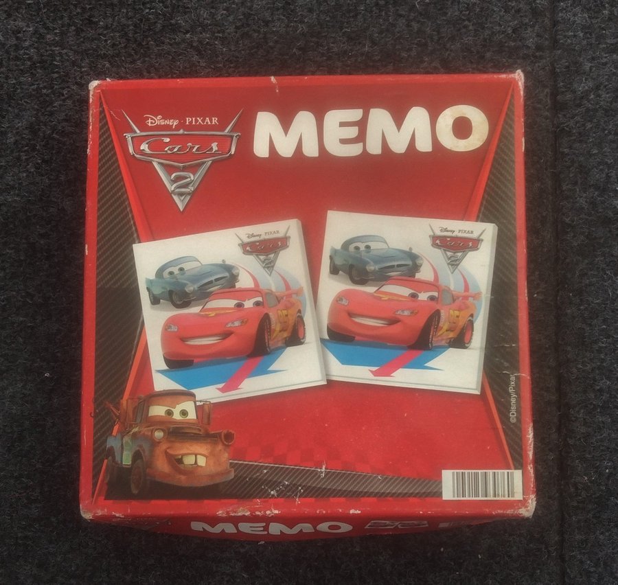 Disney cars memory spel