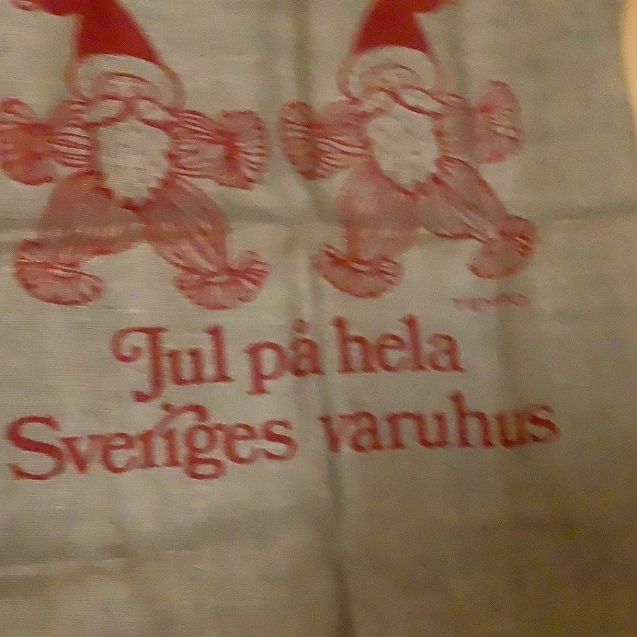 Julklappssäck tomtar Tempo säck till julklappar jute stor säck